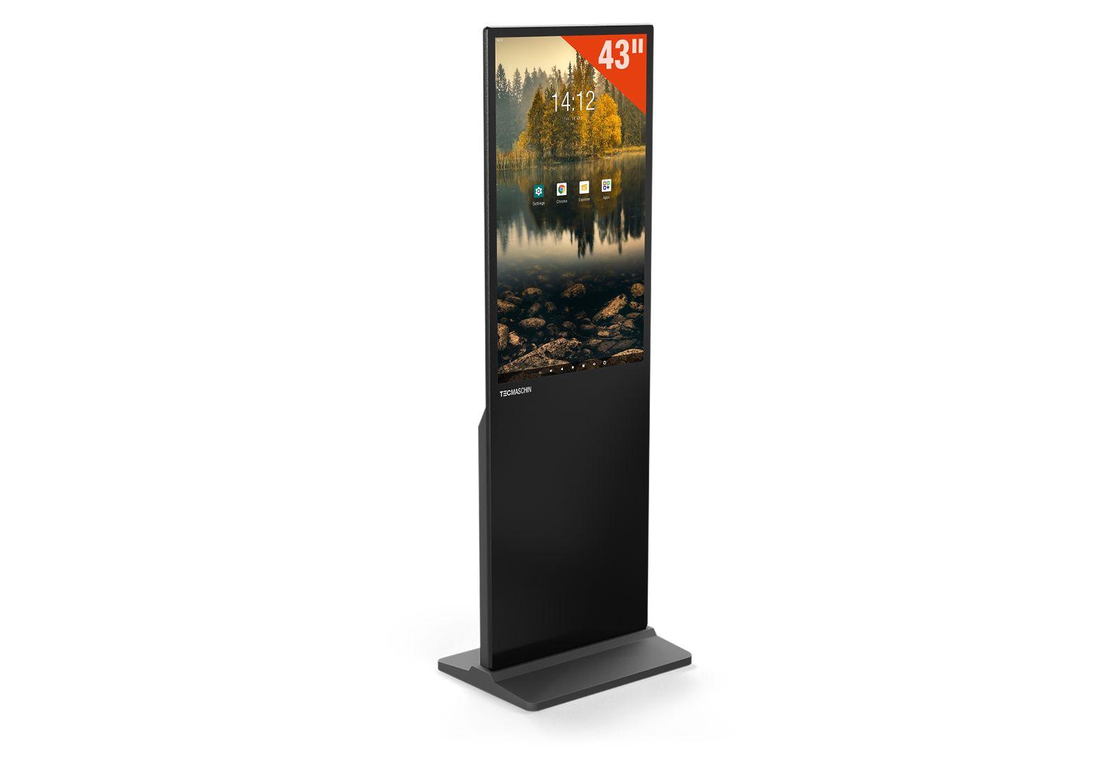 TOTEM PORTE DOCUMENTS AVEC ÉCRAN - Agence