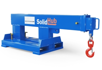 Brazo KA2500 de grúa para carretilla elevadora, carga máx. 2.500 kg, SolidHub 