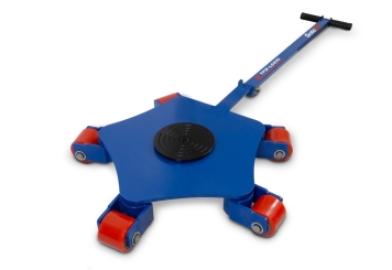 Chasis rodante giratorio TFW-L6000, carga máx. 6.000 kg, giro de 360, incl. lanza, SolidHub 