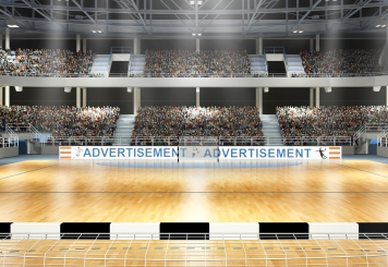 20,8 m Pantalla LED perimetral SBO-LED10G, pantalla LED para estadios, 13 paneles, TecMaschin 