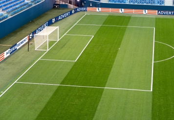 259,2 m Pantalla LED perimetral SBO-LED10G, pantalla LED para estadios, forma U, 162 paneles, TecMaschin 