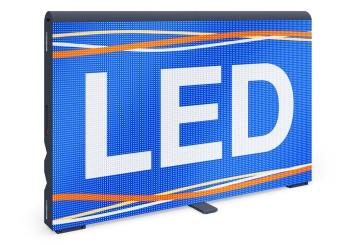 1,6 m Pantalla LED perimetral SBO-LED10G, pantalla LED para estadios, 1 panel, TecMaschin 