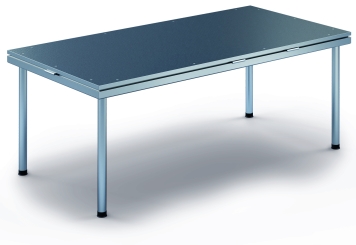 2 m x 1 m Escenario móvil EBM850/2, 805 mm alto, 1 módulos 850 kg carga máxima por módulo 