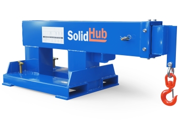 Brazo KA4750 de grúa para carretilla elevadora, carga máx. 4.750 kg, SolidHub 