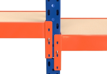 2,3 m mobile storage rack LR2000 / 80 cm deep / 2.140  - 2.540 mm high / 3 levels / rack layer Wood 