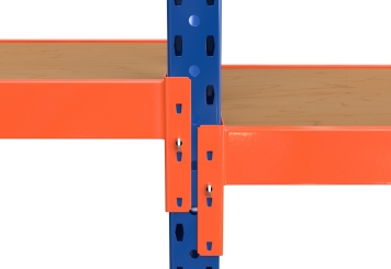 1,2 m mobile storage rack LR2000 / 80 cm deep / 1.740  - 2.140 mm high / 4 levels / rack layer Plywood 