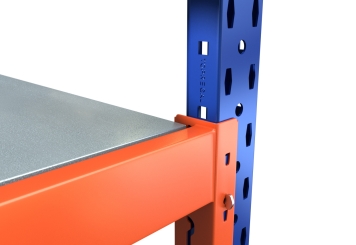 2,3 m mobile storage rack LR2000 / 80 cm deep / 1.740  - 2.140 mm high / 4 levels / rack layer Steel 