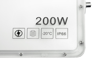FL220 LED outdoor floodlight, 6.500 K, 200 W 