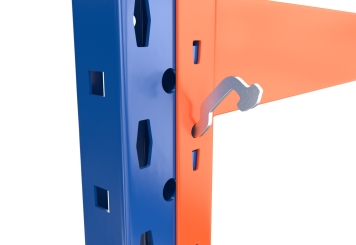 2,3 m mobile storage rack LR2000 / 80 cm deep / 2.140  - 2.540 mm high / 3 levels / rack layer Wood 